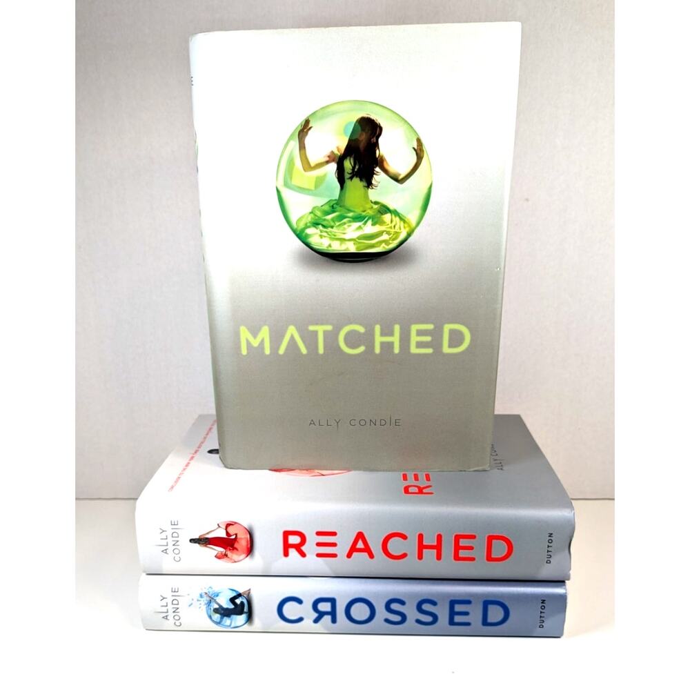 Complete Set MATCHED Trilogy by Ally Condie HC DJ